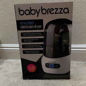 Baby Brezza One Step Sterilizer Dryer - Black and White
